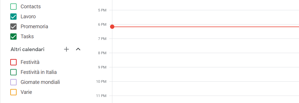 Google calendar contatti Google calendar contatti