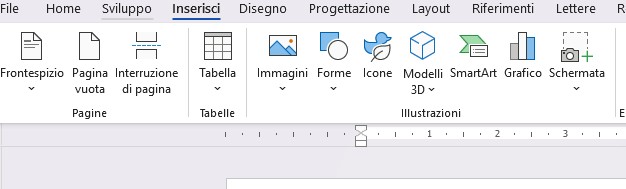 Inserisci immagine word