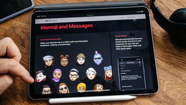 Memoji su iPad