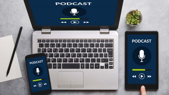 Ascoltare podcast