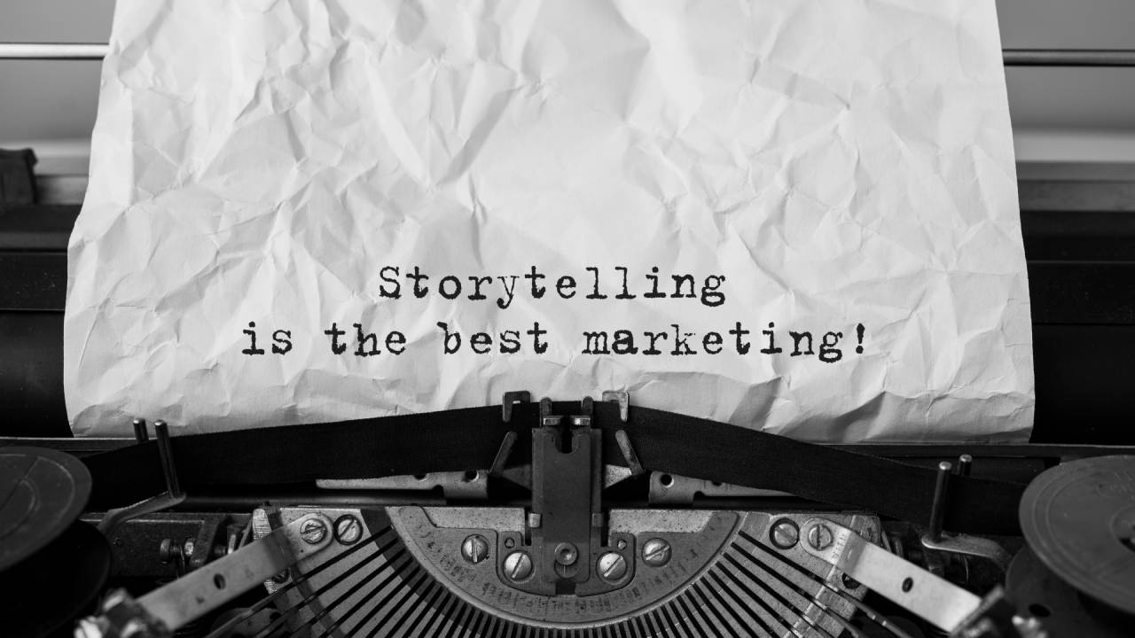 Storytelling macchina da scrivere
