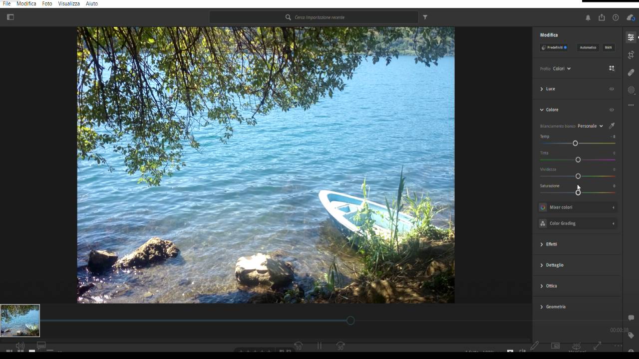 Modificare le foto Modificare le foto