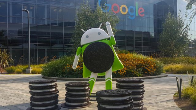 Android fuori la sede