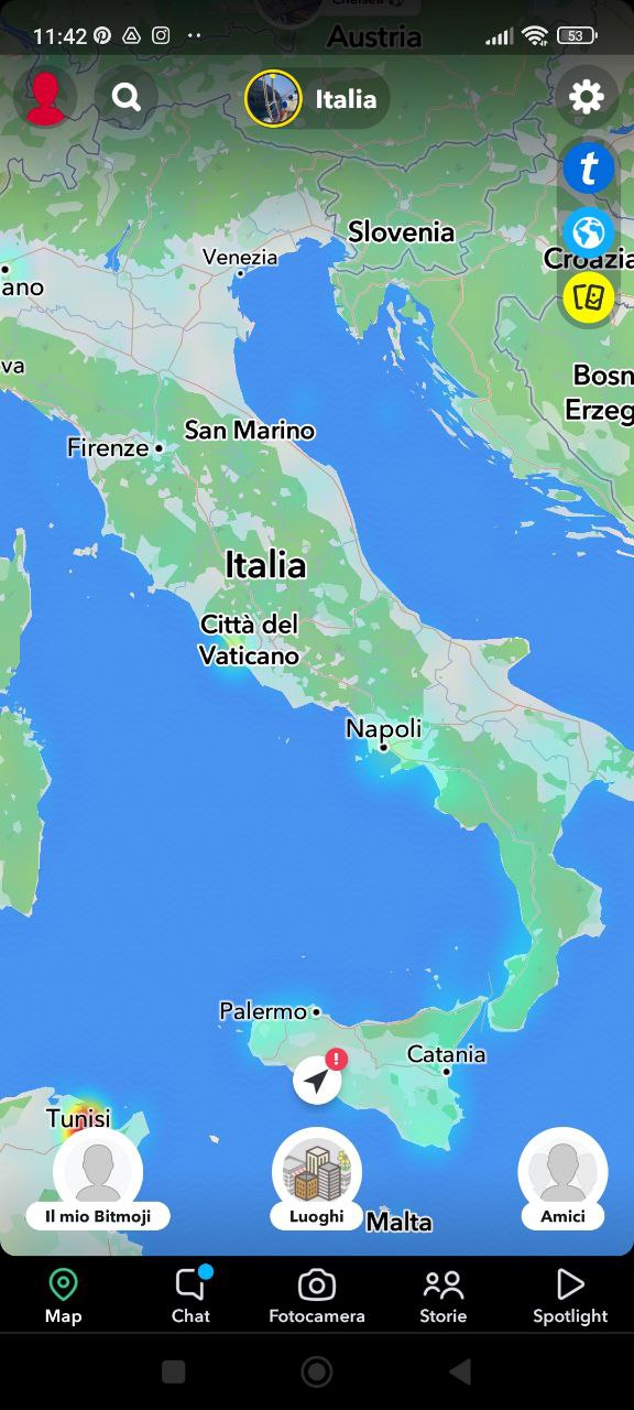 Snapchat Map