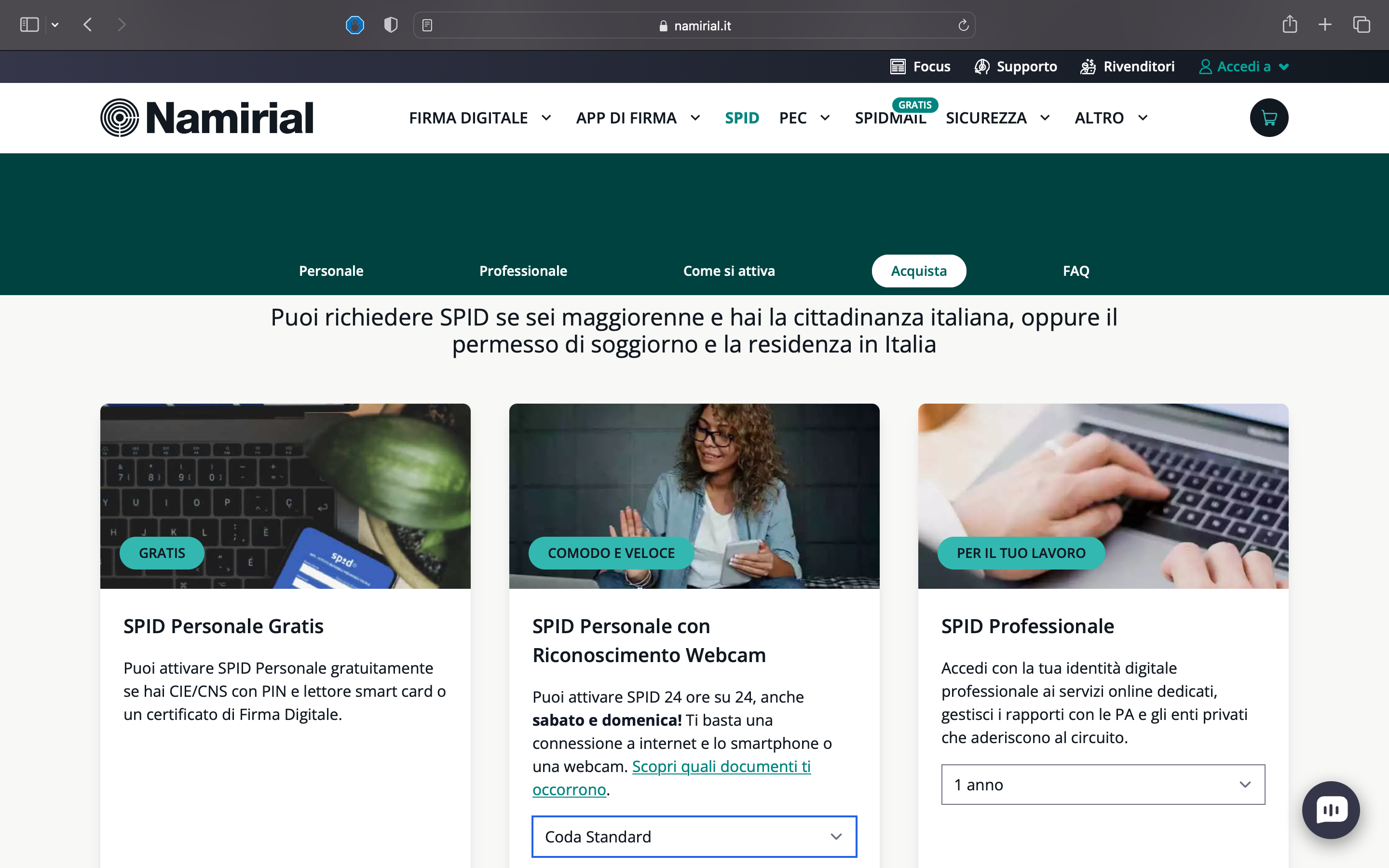 Namirial SPID Namirial SPID