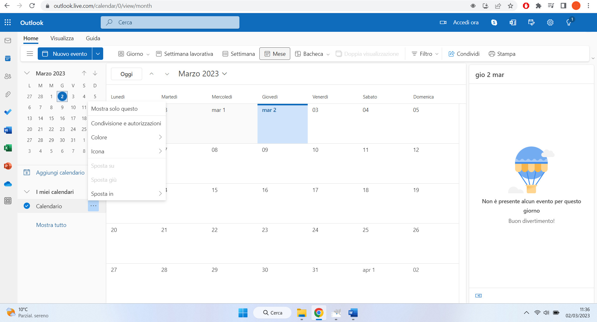 Come condividere calendario da Outlook.com Come condividere calendario da Outlook.com