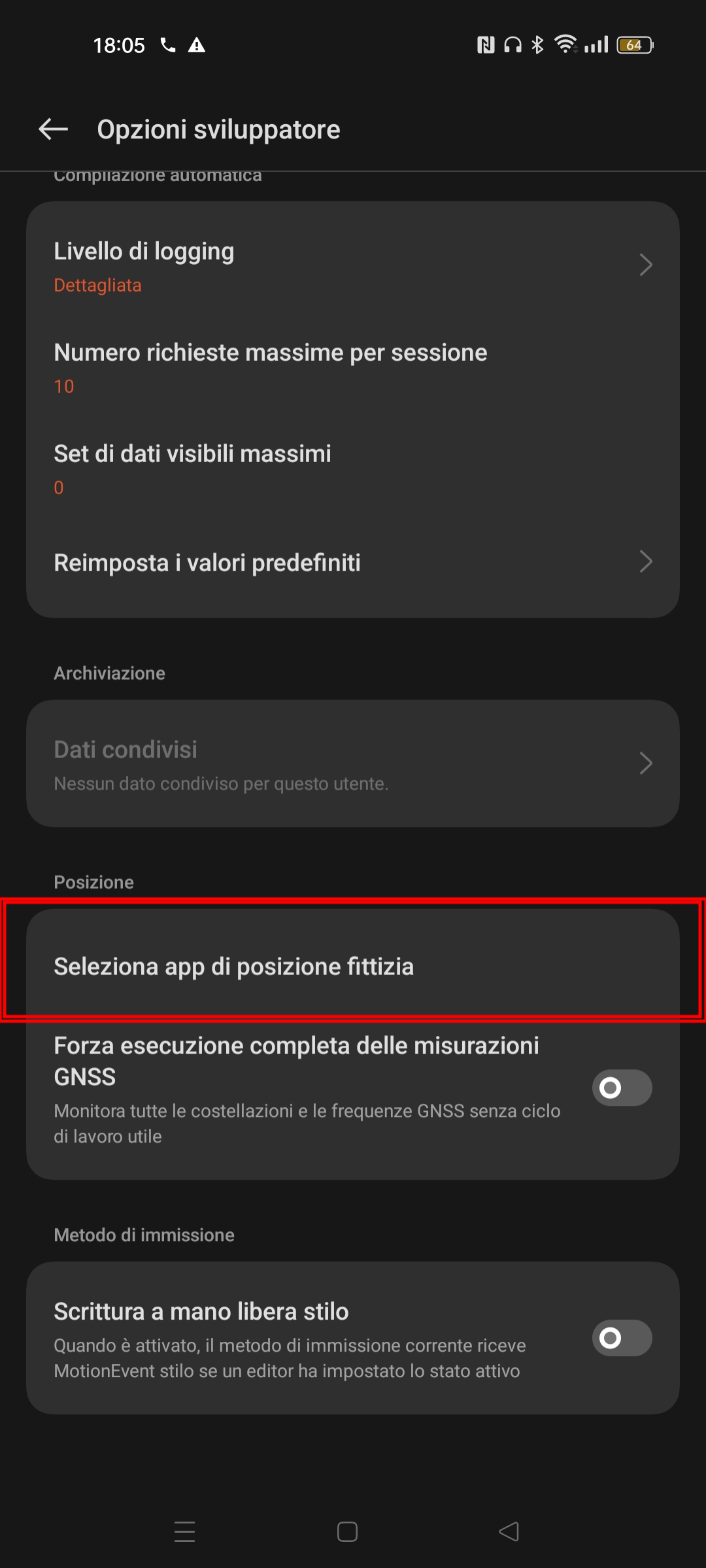 Falsificare la posizione GPS Falsificare la posizione GPS