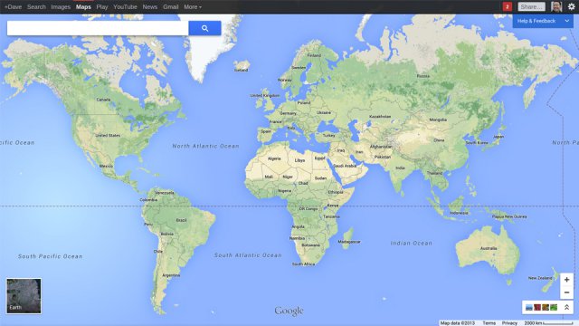 La nuova grafica delle mappe di Google