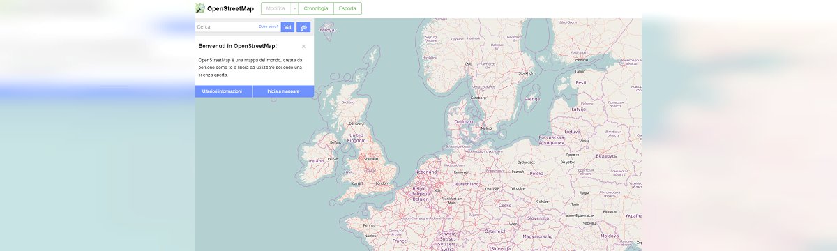 Arrivano le mappe open source con OpenStreetMap