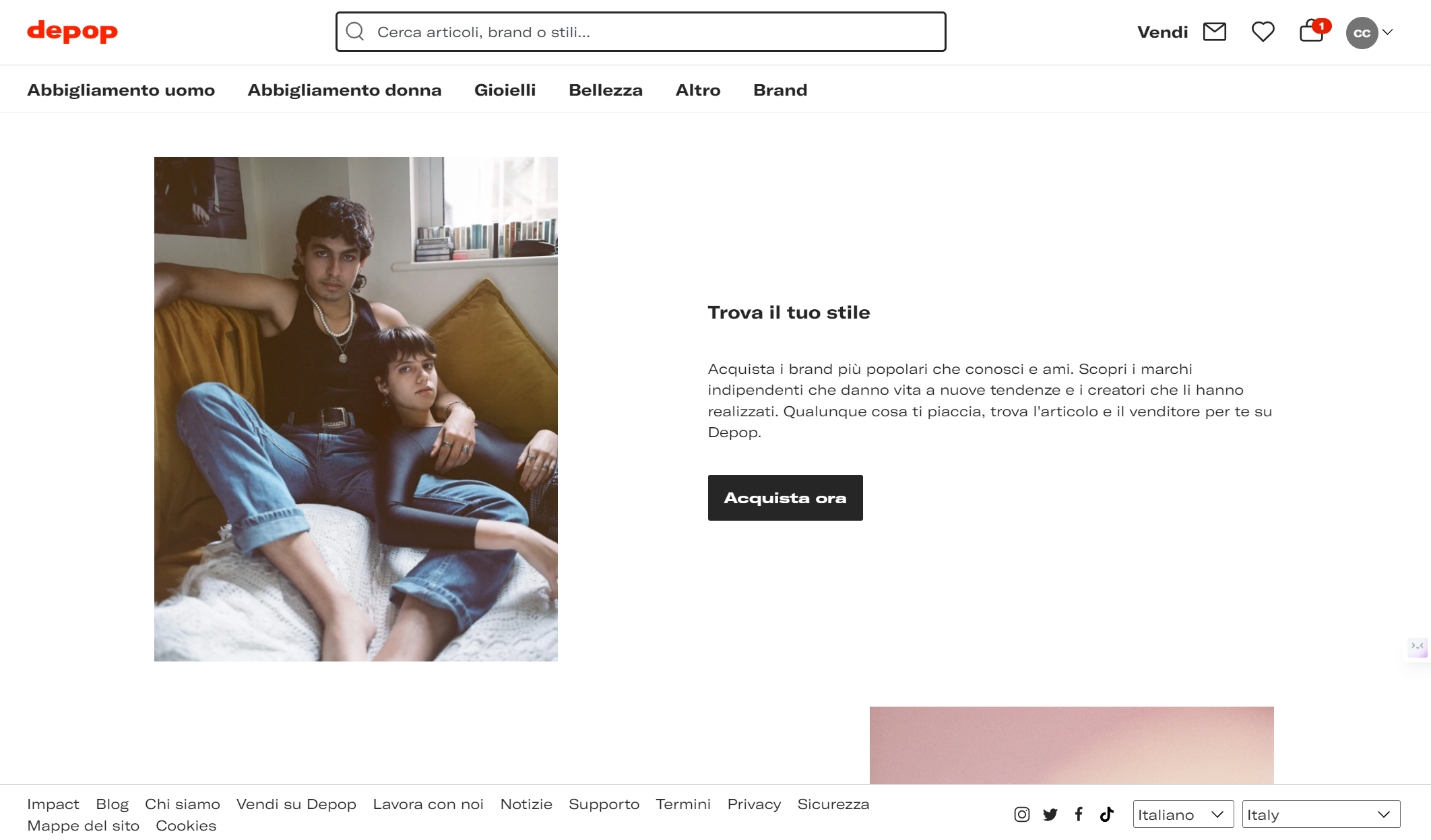 Screen-app-depop-acquisto Screen-app-depop-acquisto