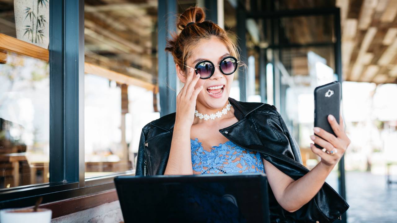 Snapchat su smartphone Snapchat su smartphone