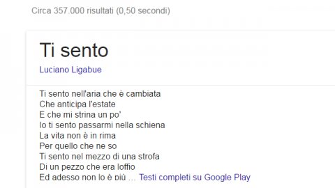 testi di canzoni testi di canzoni