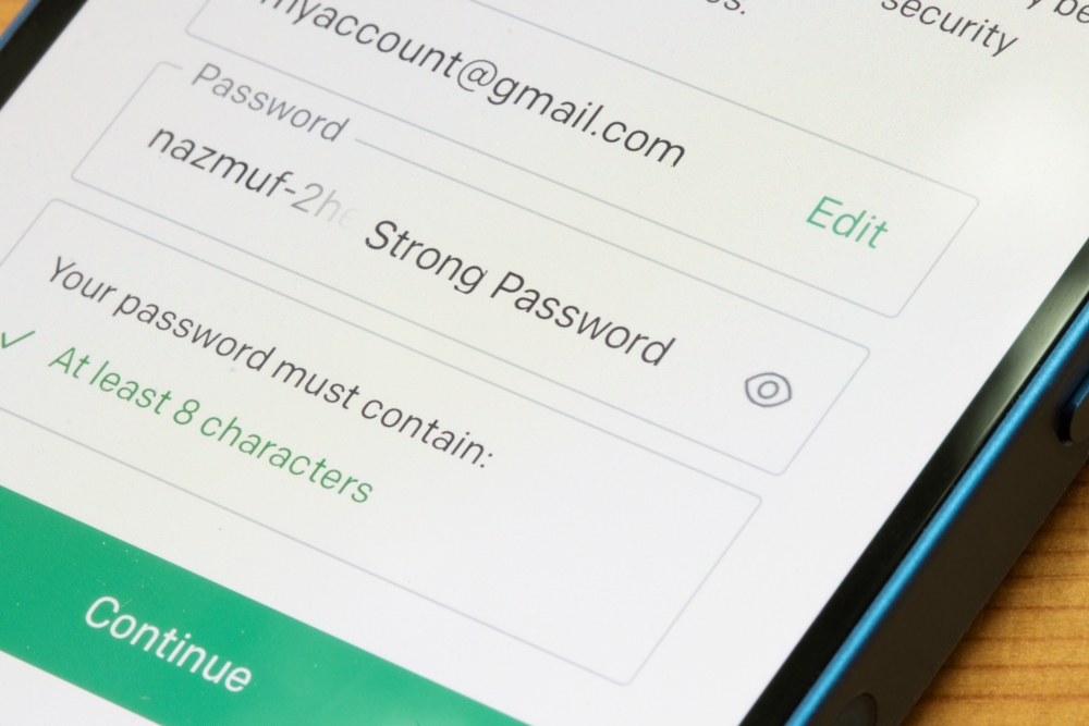 Creazione password su iphone