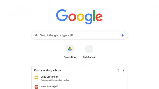 scorciatoie su google drive