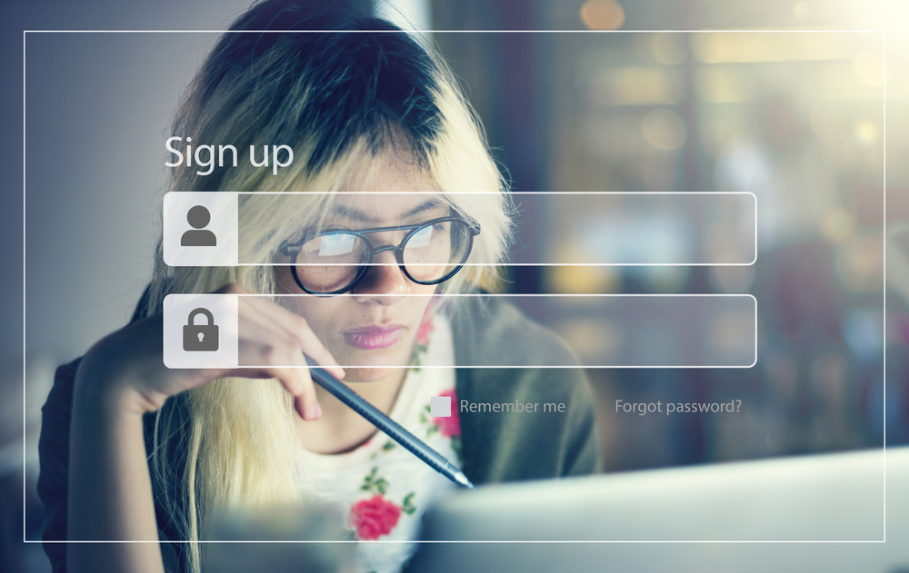 Log in con password