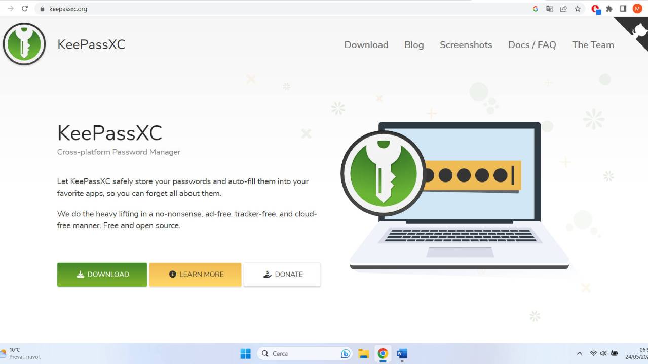 Home page KeePassXC Home page KeePassXC