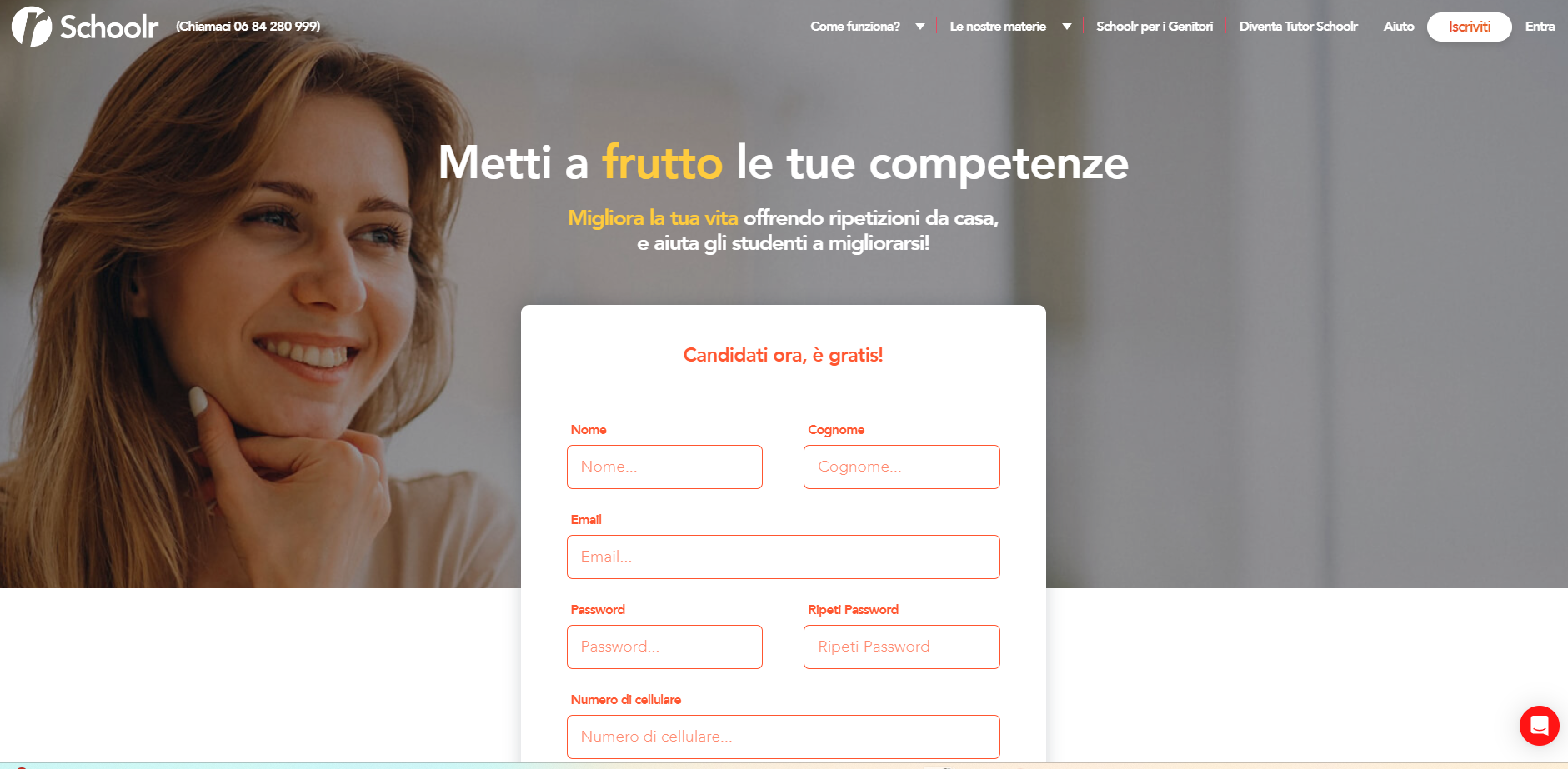 Schoolr, dare ripetizioni online