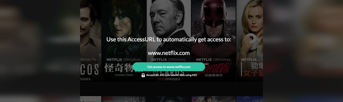 AccessURL consente di condividere i dati di accesso senza mostrare la password