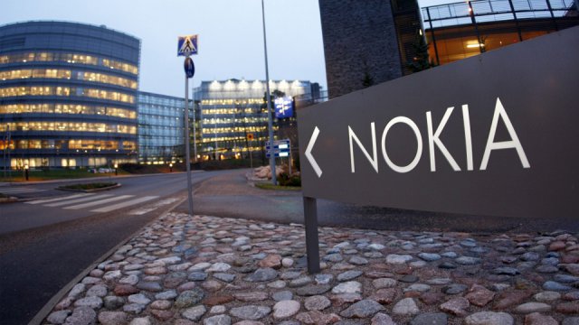 L'ingresso della sede Nokia di Espoo in Finlandia