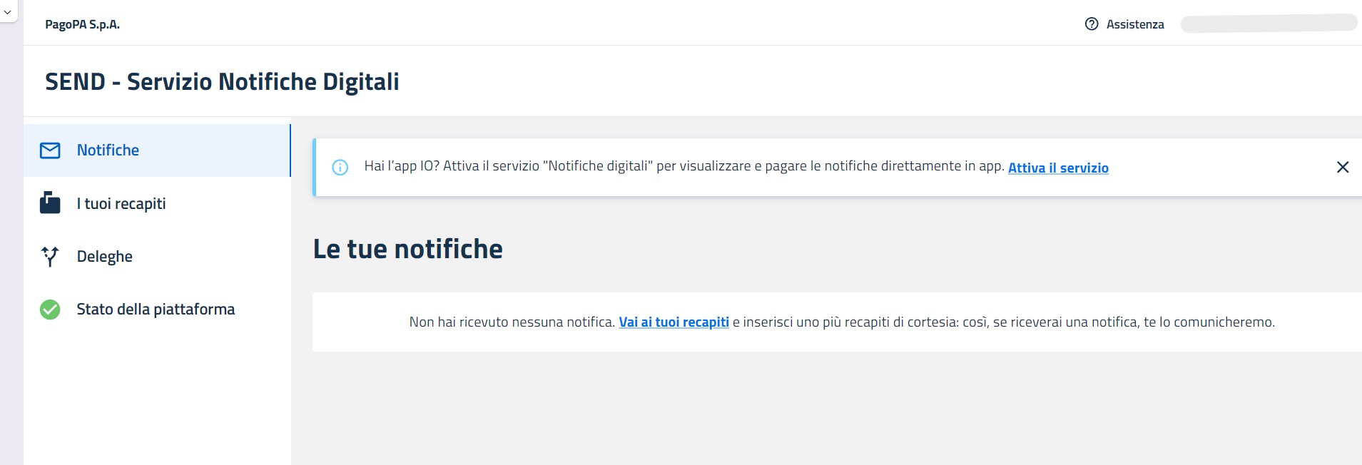 SEND, pubblica amministrazione