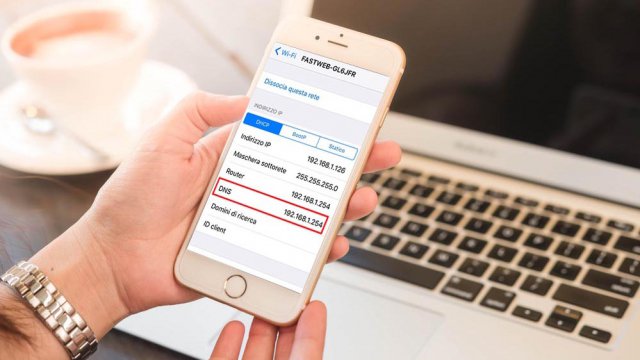 come cambiare dns iphone