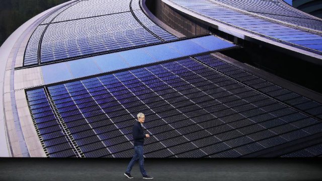 I pannelli solari dell'Apple Park