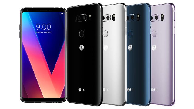 LG V30 nelle varie colorazioni disponibili