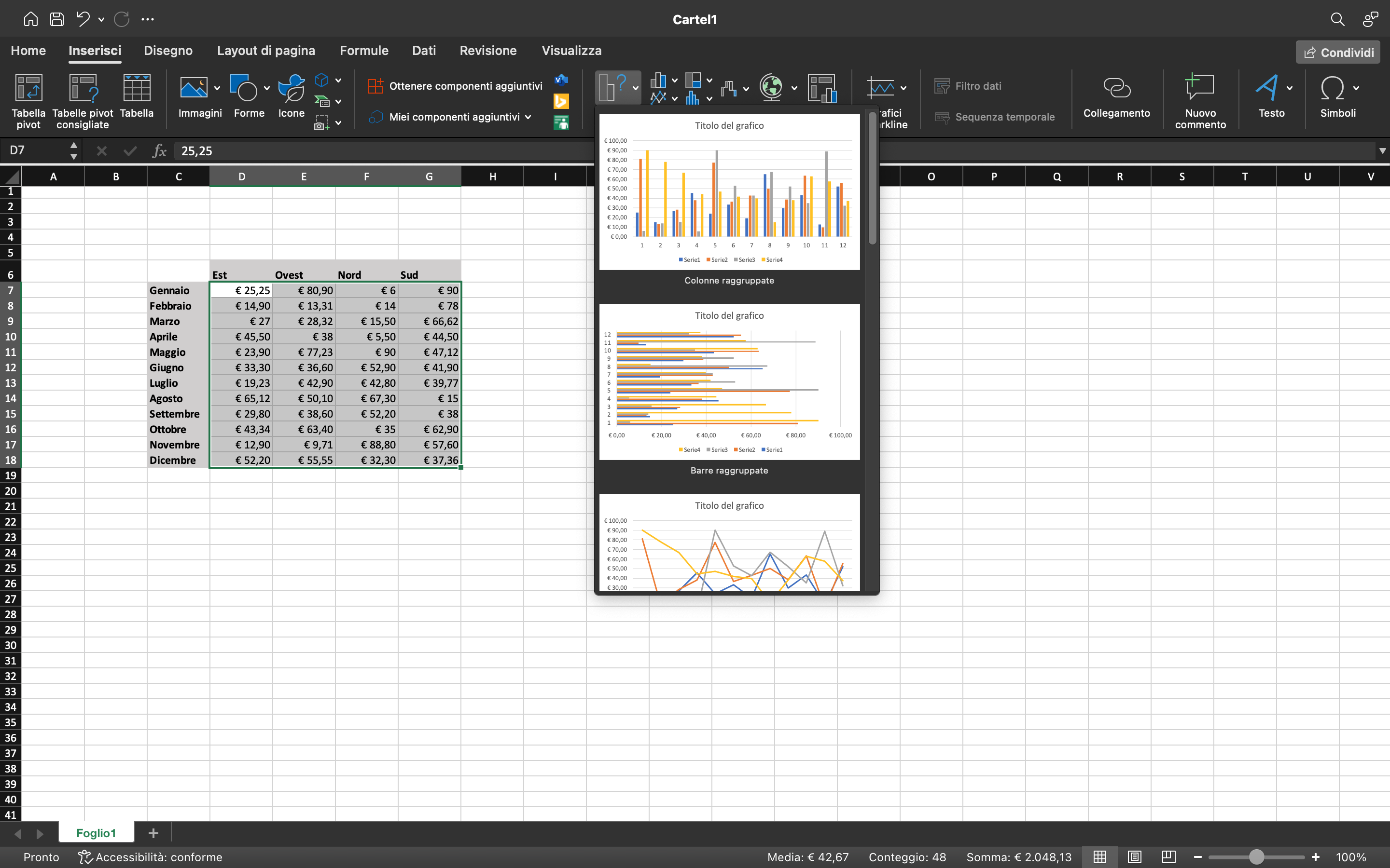 Grafico Excel Grafico Excel