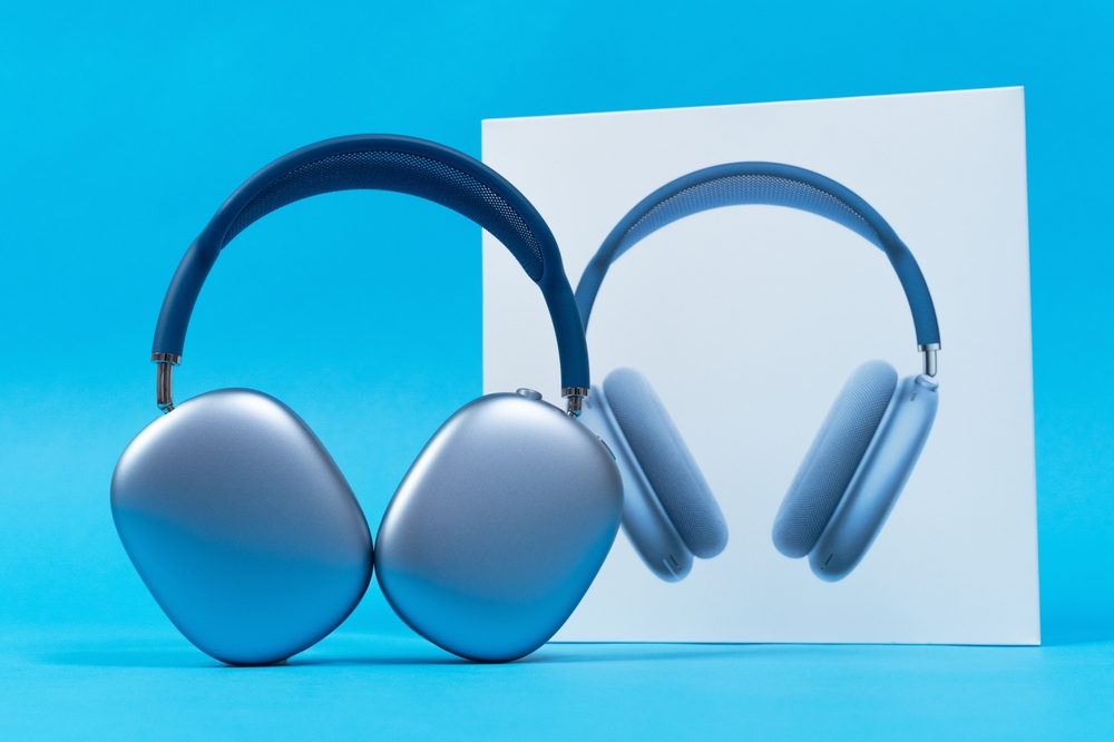Cuffie Airpod Max celesti