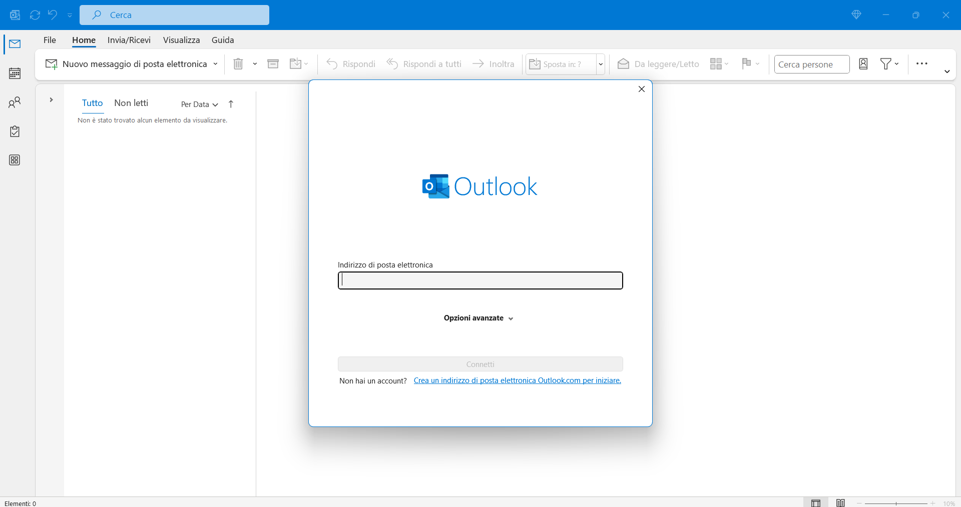 Configurazione libero mail outlook