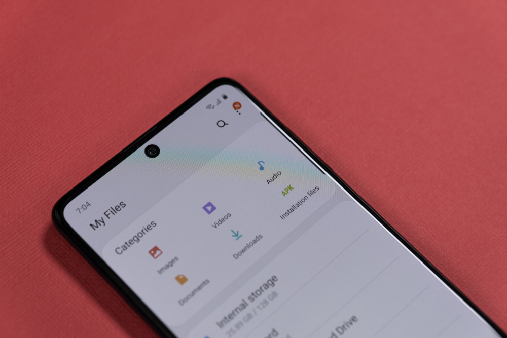 Cartella files su android