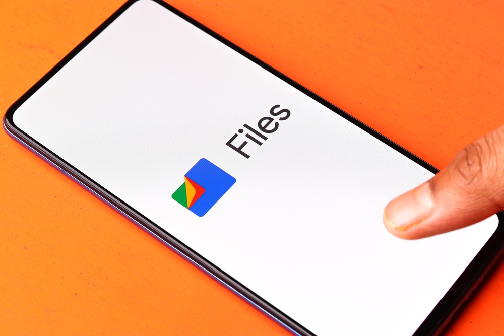 App Google Files su smartphone