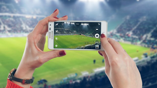 Calcio su smartphone