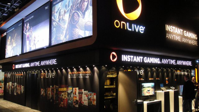 Lo stand di Onlive all'E3 del 2011