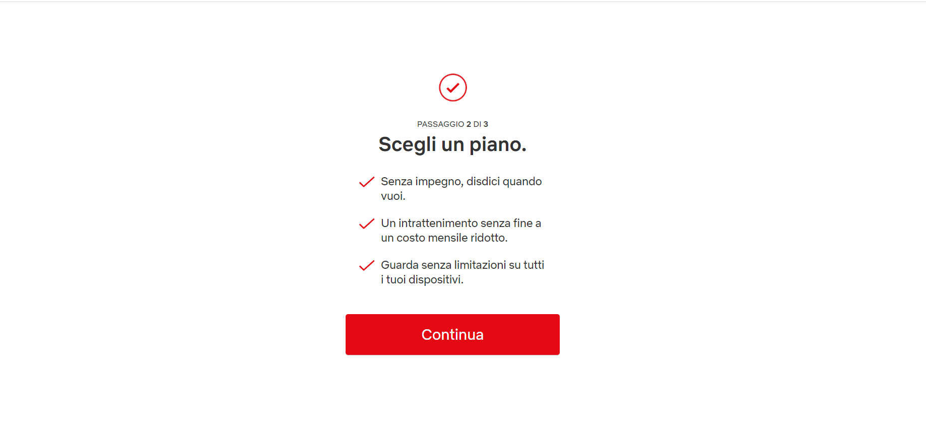 Creare un account Netflix da desktop Creare un account Netflix da desktop