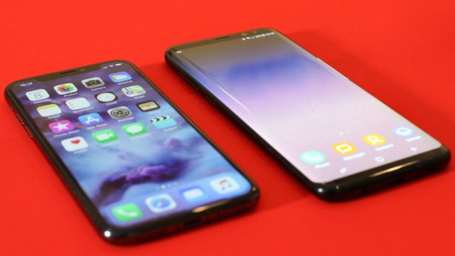 samsung s9 vs iphone x