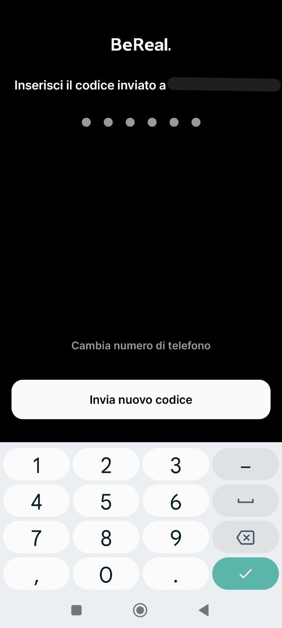 Codice bereal Codice bereal