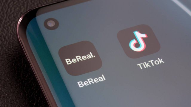 icone di tiktok e bereal