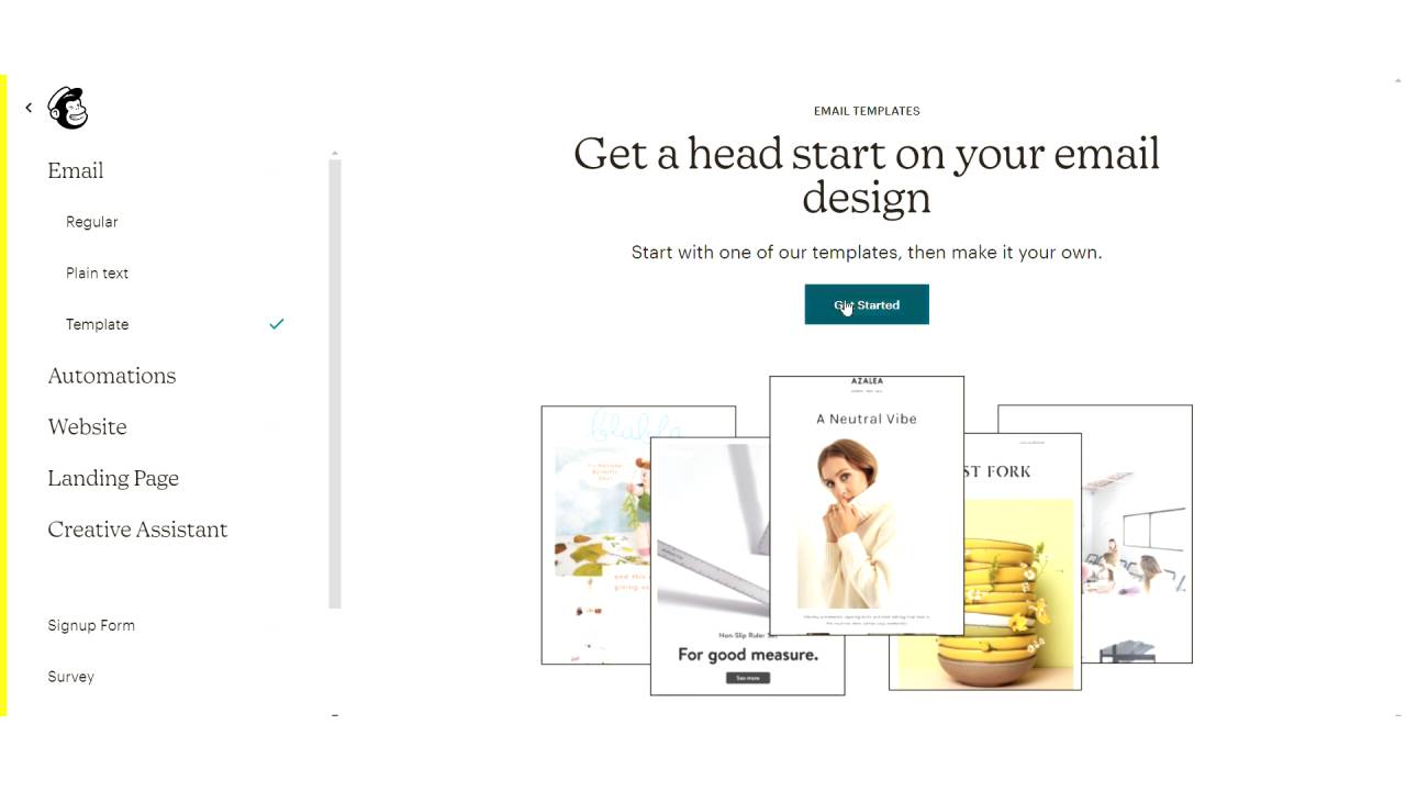 Come creare un template su MailChimp
