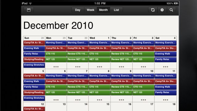 Google Calendar su iPad