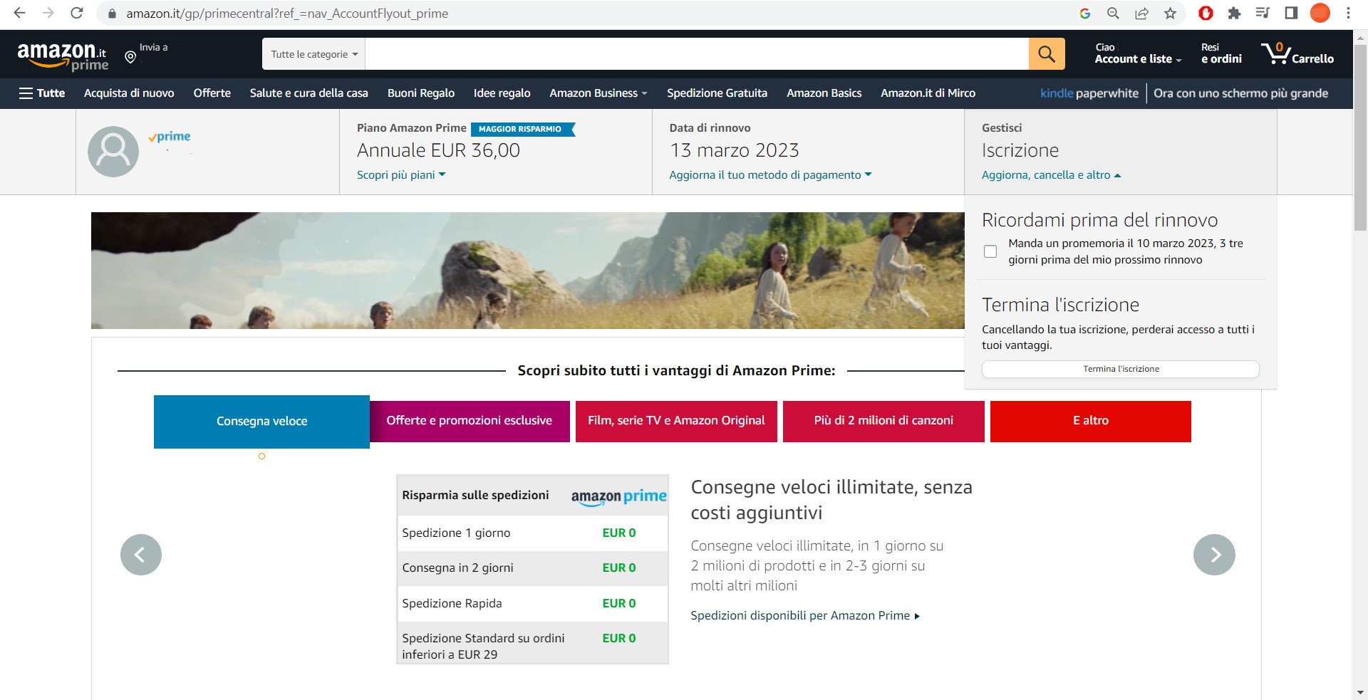 Amazon da desktop