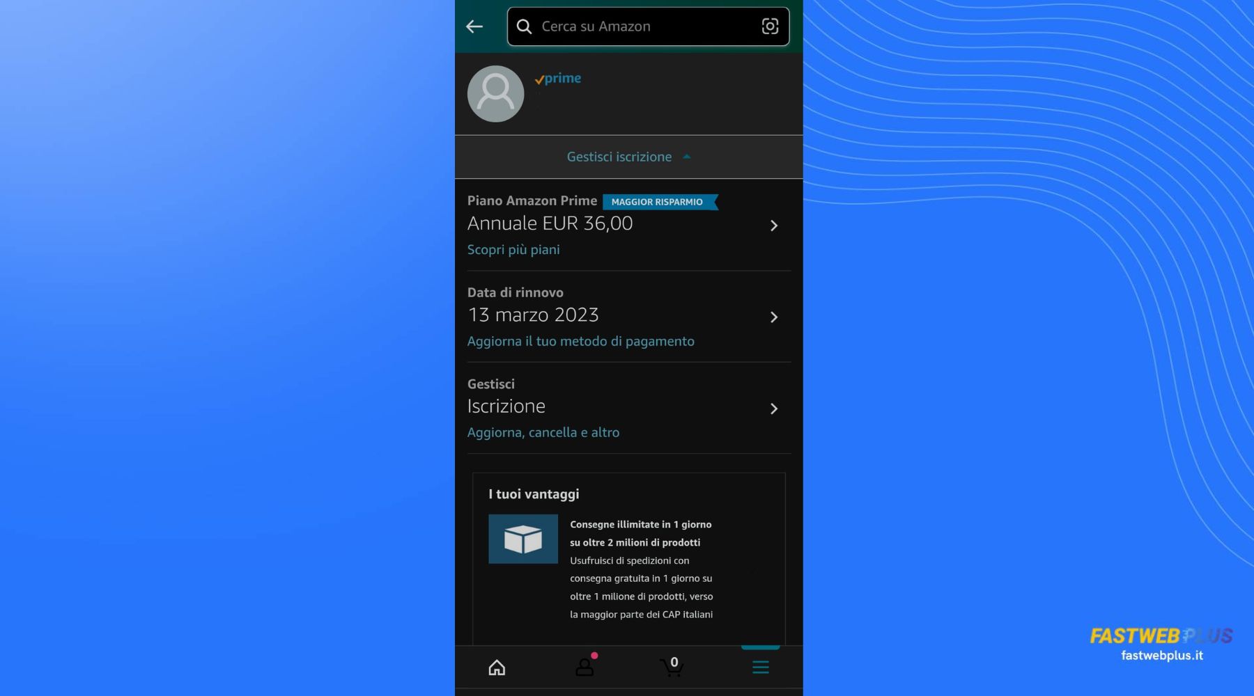 Amazon da app per smartphone