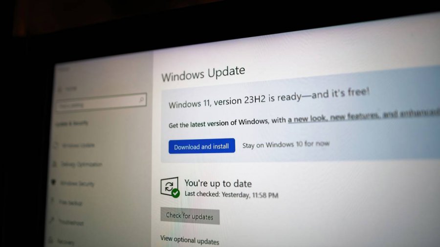 aggiornamento di windows 11