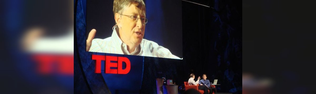 La TED Conference del 2010, alla quale era presente Bill Gates