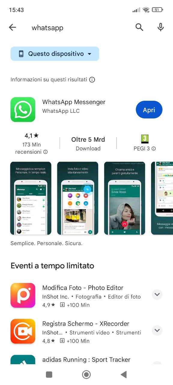 Aggiornare WhatsApp Aggiornare WhatsApp