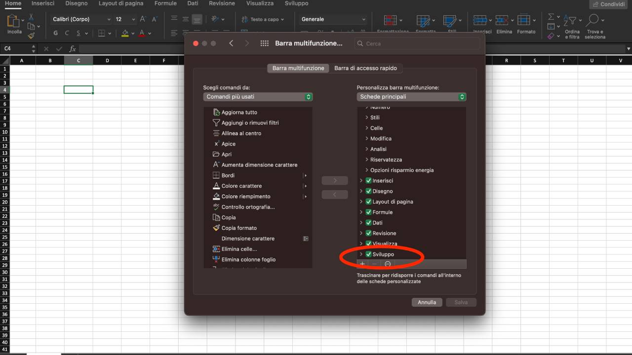 Excel registrazione macro Excel registrazione macro