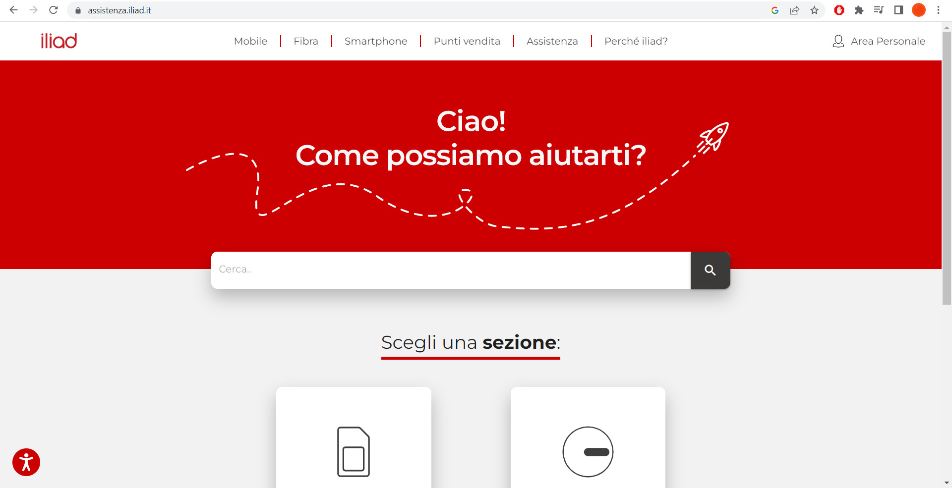 Cambiare intestatario sim Iliad