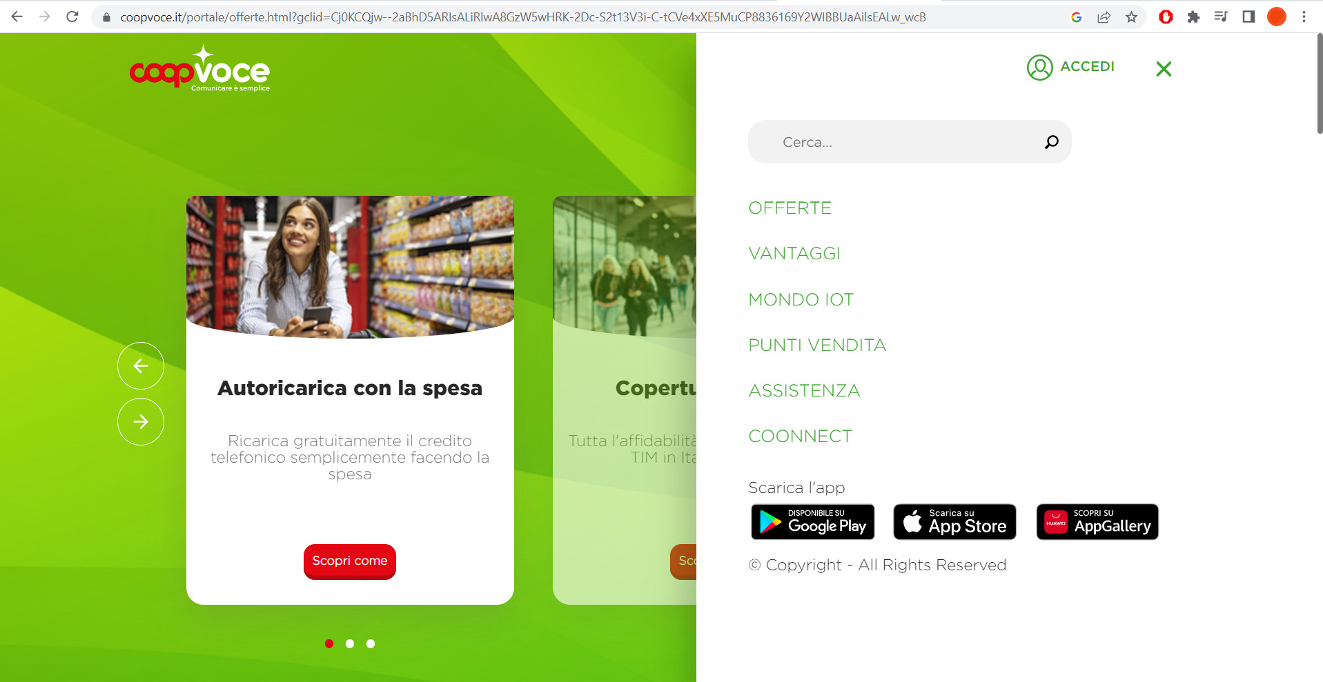 Come cambiare intestatario SIM CoopVoce