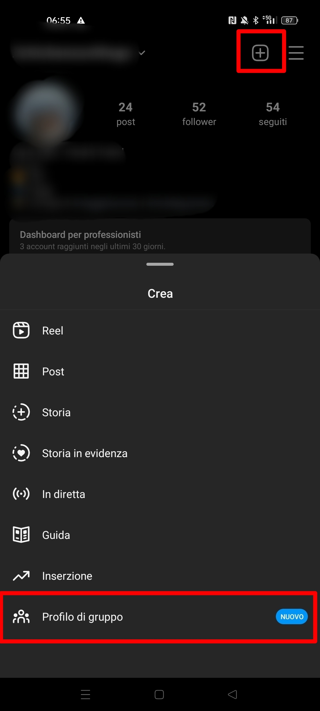 Screen -smartphone-creazione-profilo-gruppo Screen -smartphone-creazione-profilo-gruppo