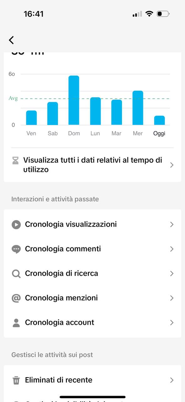 Cronologia di attività tiktok Cronologia di attività tiktok